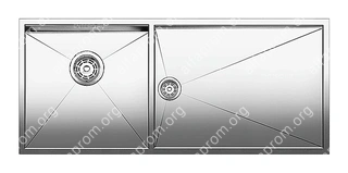 Кухонная мойка Blanco Zerox 400/550-T-U Кухонная мойка Blanco Zerox 400/550-T-U