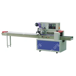 Горизонтальная упаковочная машина DXDZ-450B NEW (3 серв., H-100mm, L130-450mm, S400mm, 50-180mm, краш., трансп, рег.форм еврослот)