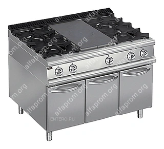 Плита газовая Apach Chef Line LRSTG129R4CS