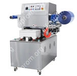 Полуавтоматический запайщик лотков (4 лотка,187*137*40) HVT-550M/4 (нерж., СКИН)