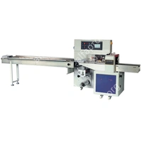 Горизонтальная упаковочная машина DXDZ-600XD (3 servo, лент. 250 мм, рег. форм., min bag L 180, H 120, трансп.попереч.запайки)